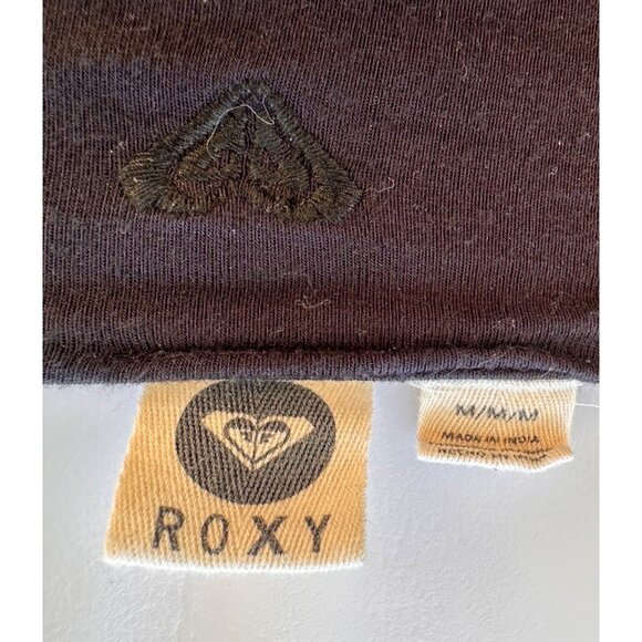 Roxy Black & White Strapless Maxi Dress Size M - Picture 2 of 8